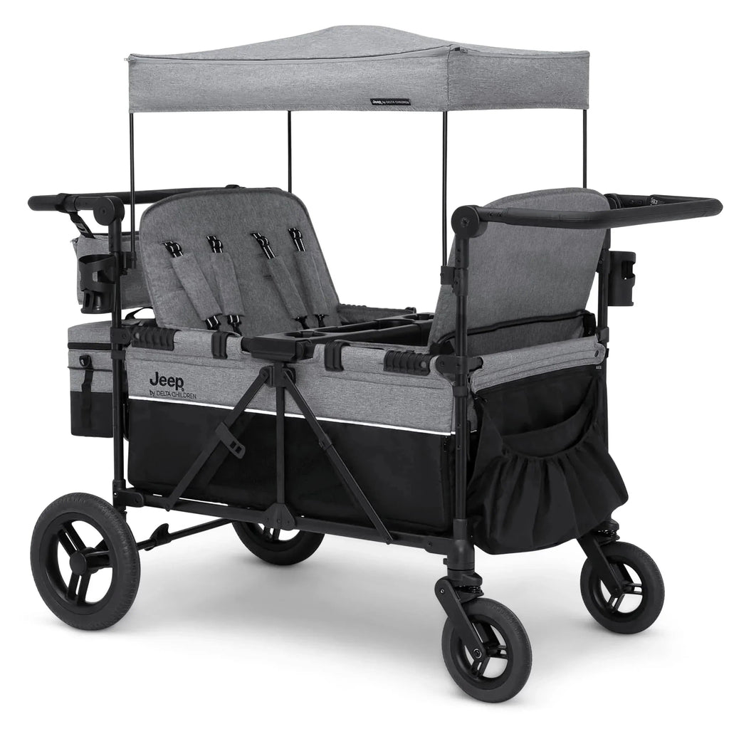 Delta Children Jeep Wrangler Deluxe 4 Seater Stroller Wagon