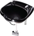AW Wall-Mounted Shampoo Bowl Kit With Sprayer, Neck Rest And CUPC Vacuum Breaker