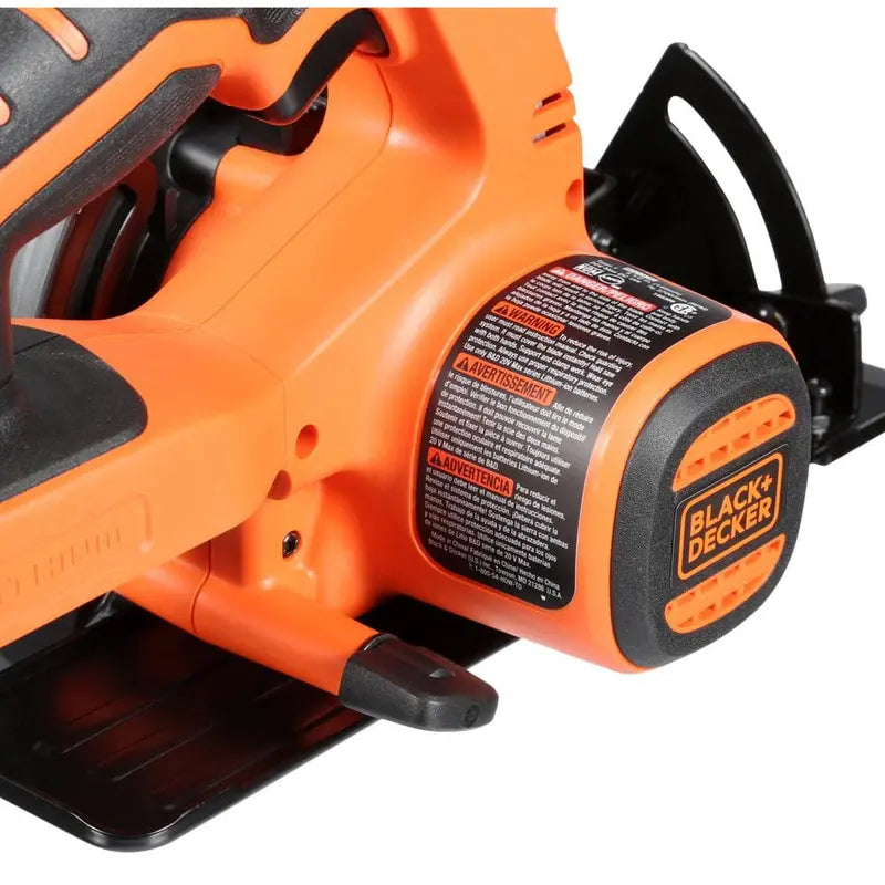 BLACK+DECKER 20V MAX Lithium-Ion Cordless 5-1/2 in. Circular Saw Tool Only - BDCCS20B