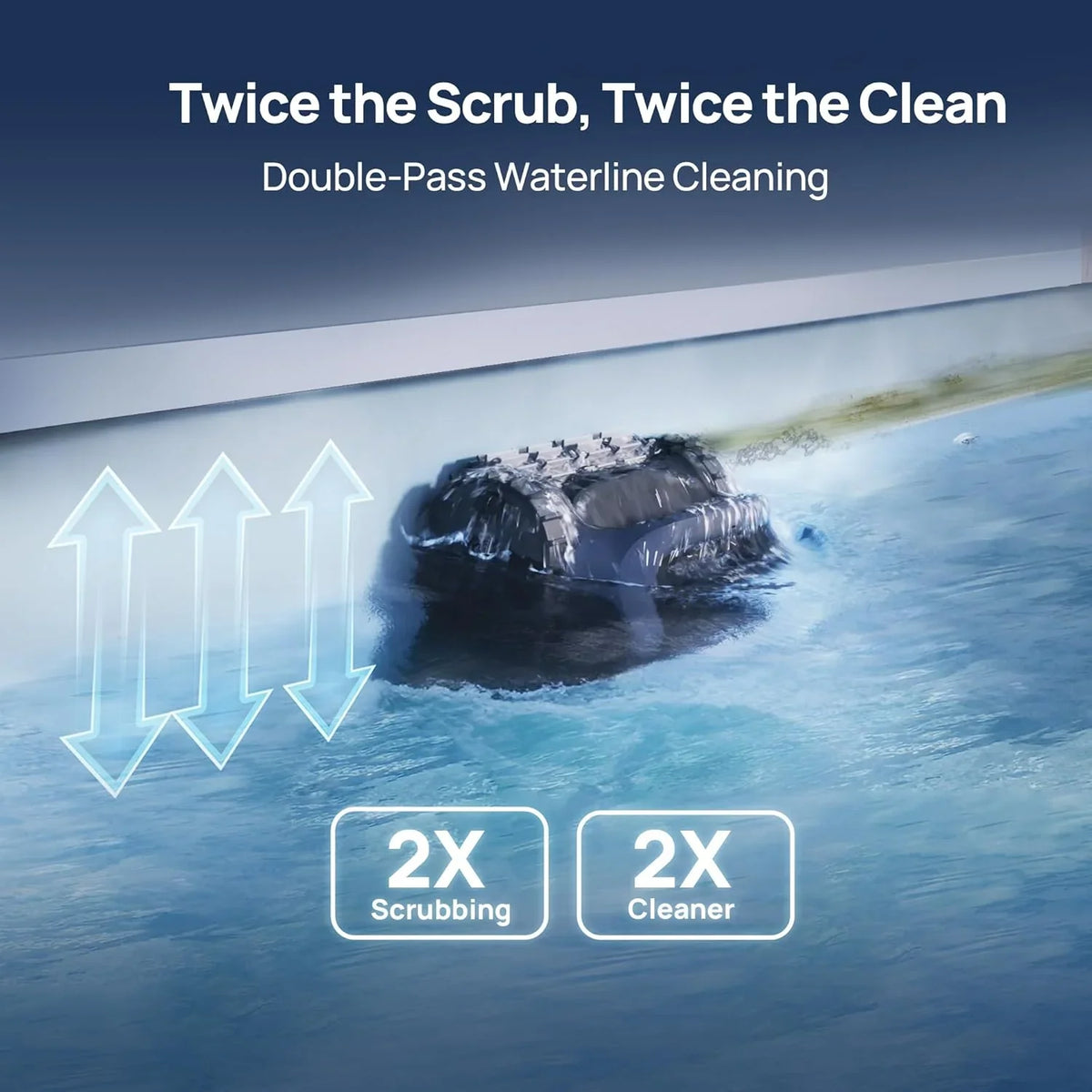 Beatbot Cordless Robotic Pool Vacuum Cleaner, Blue, For Pools Up To 3,230 Sq Ft - AquaSense 2 PRCSDE02G