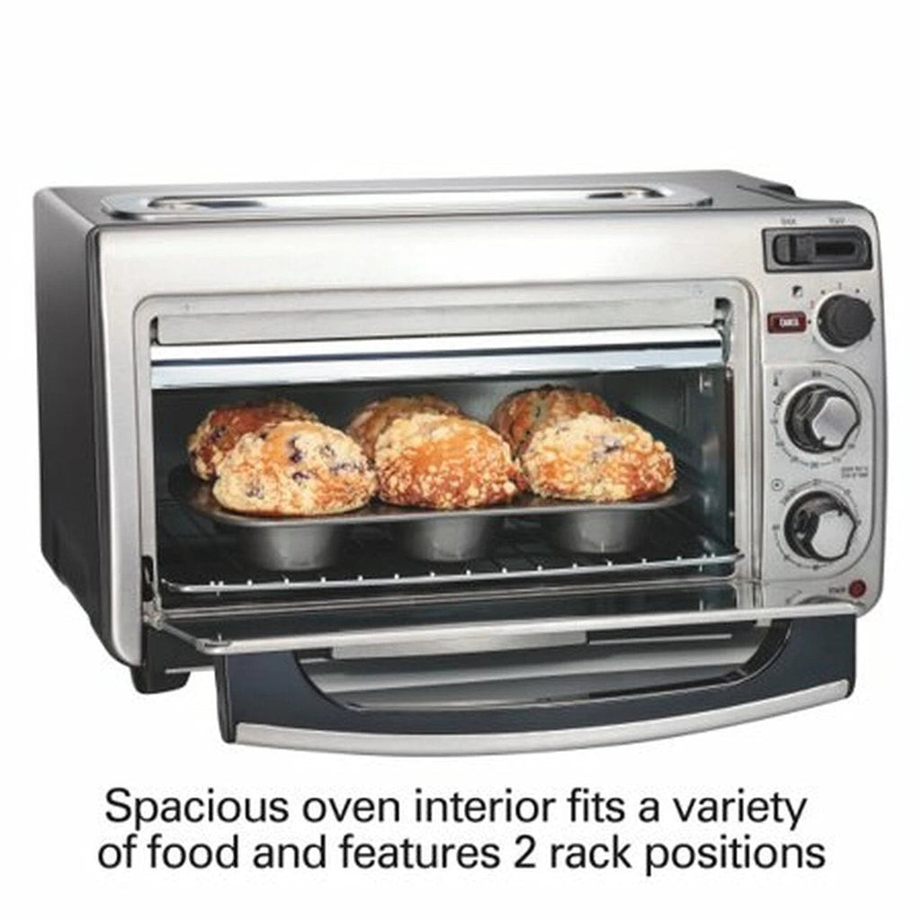 2-in-1 Countertop Oven And Toaster - 16.5 L