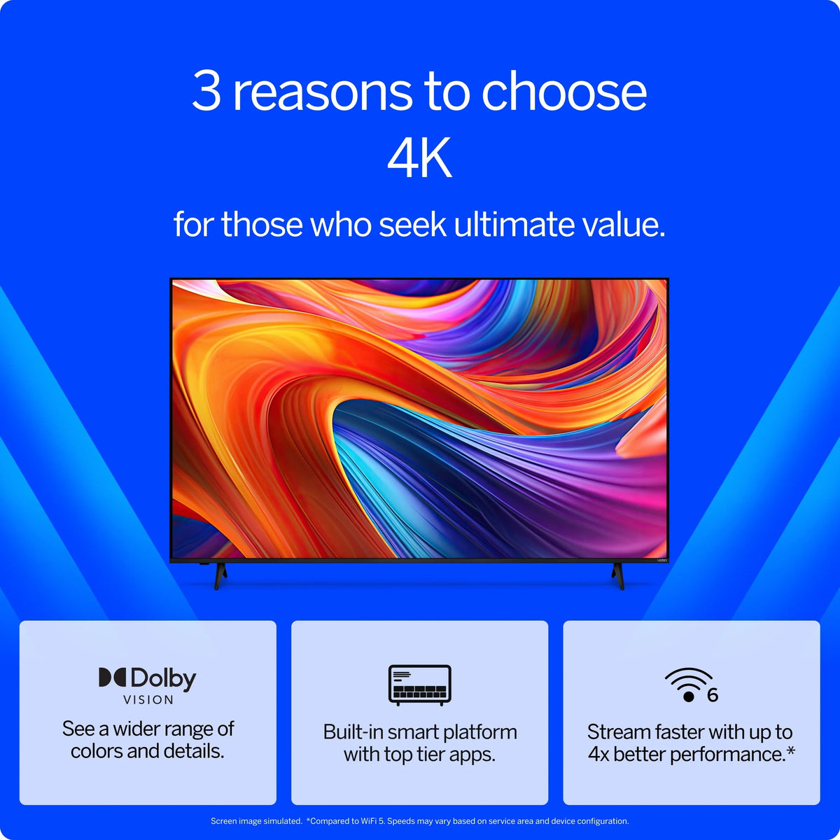 VIZIO 50 inch Class 4K UHD LED HDR Smart TV - V4K50M-08