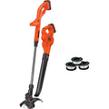 BLACK+DECKER 20V MAX Cordless String Trimmer And Leaf Blower Combo Kit, 3 Spools, 2 1.5 Ah Batteries And Charger - LCC2223ZP