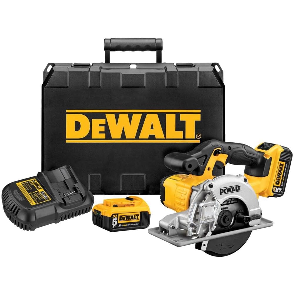 DEWALT 20V MAX 5-1/2-Inch Metal Cutting Circular Saw Kit - DCS373P2