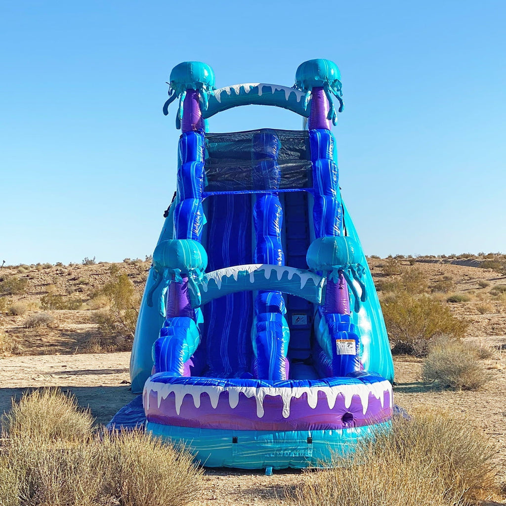 JumpOrange Commercial Grade Inflatable Water Slide With Splash Pool, 19-Foot Tall x 36-Foot Long x 15-Foot Wide