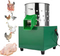 Chicken Plucker Poultry De-Featherer, 110 Rubber Fingers, 60W, Stainless Steel - Type 25