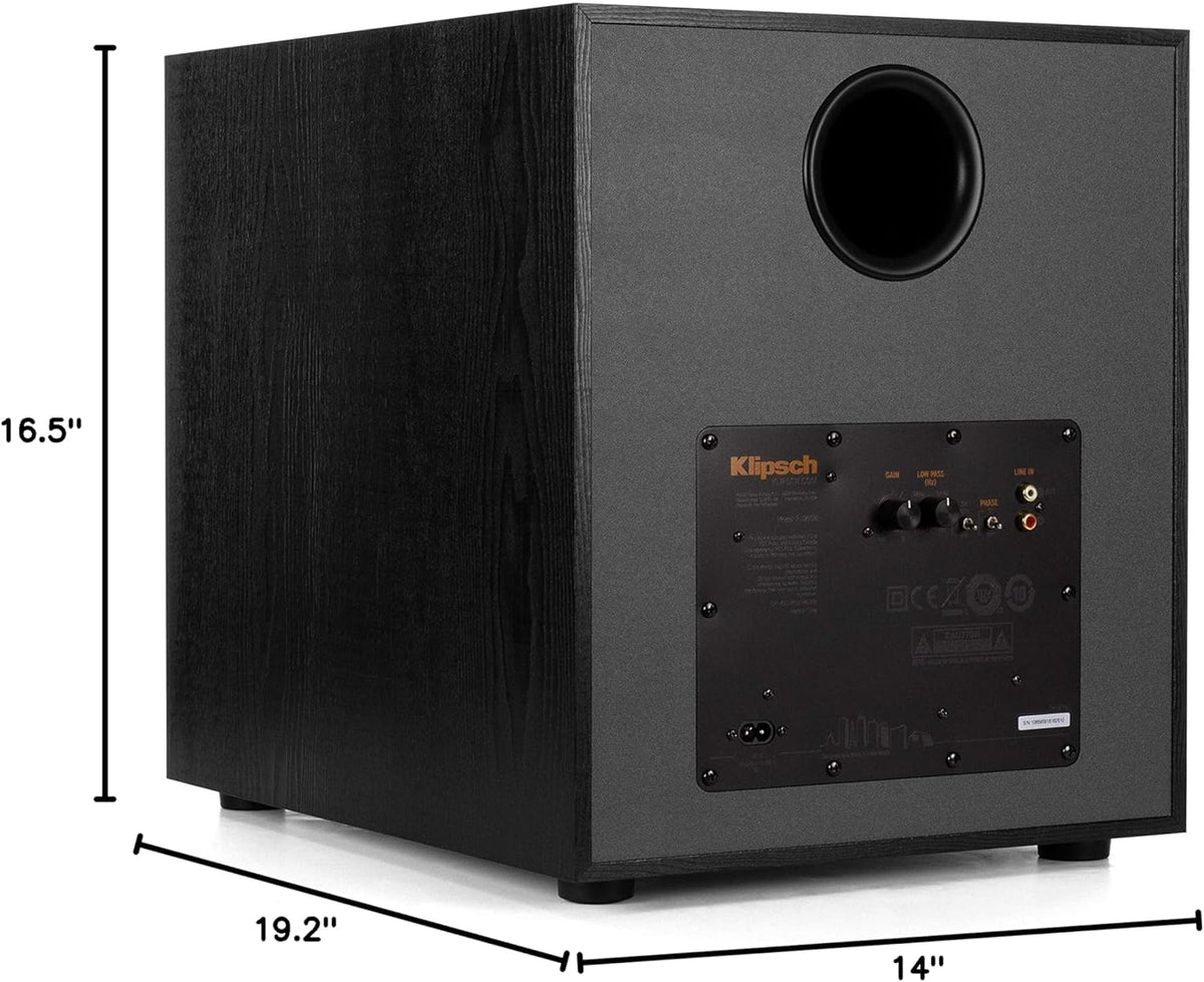 Klipsch Subwoofer, Black - R-120SW