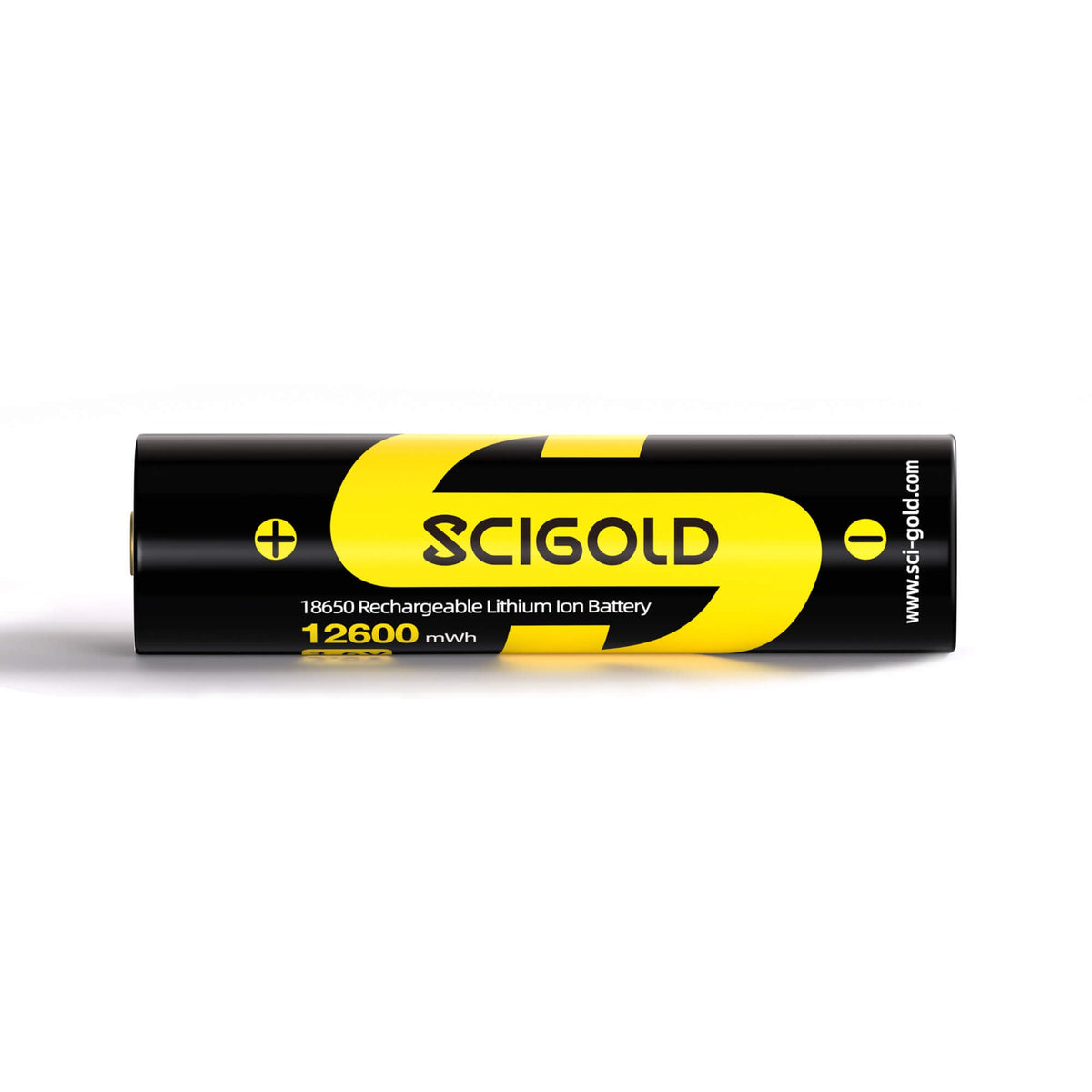 Scigold 18650 Li-ion Rechargeable Batteries 12600mWh 3.7V 2 Pack - SG-B00A-1801