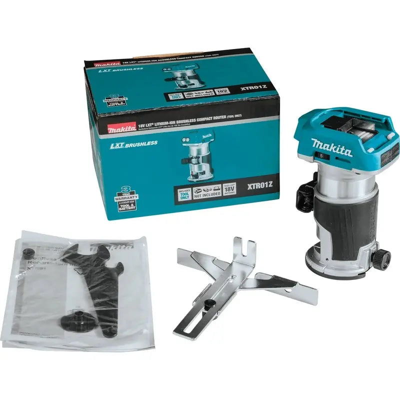 Makita 18V LXT Brushless Cordless Compact Router - Variable Speed