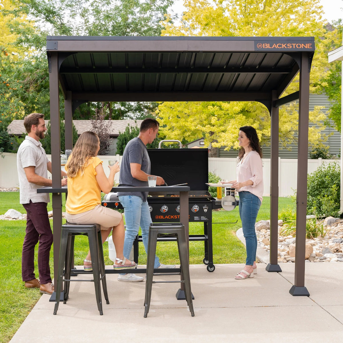 Blackstone Outdoor Griddle/Grill Pavilion, 5' x 8' - 6001