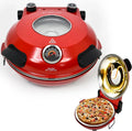 Electric Pizza Oven With Ceramic Stone, 1200W, 12 in Capacity - CCPP1200