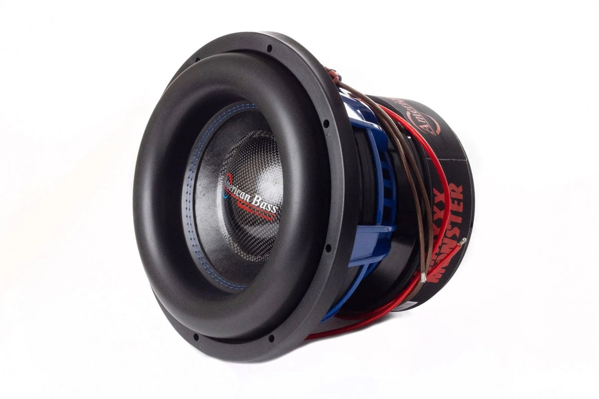 American Bass Usa Dual 1 Ohm Voice Coil Subwoofer, 3500 Watts RMS / 7000 Watts Max
