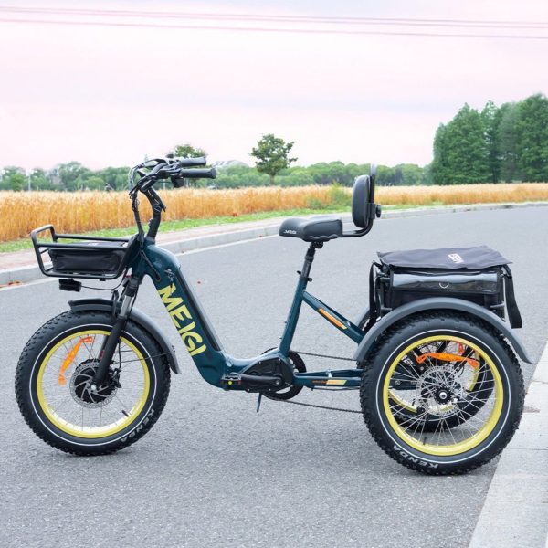 DWMEIGI Silverado 20 48V/14AH 750W Foldable Fat Tire Electric Trike, 330LBS - MG2301 96817362