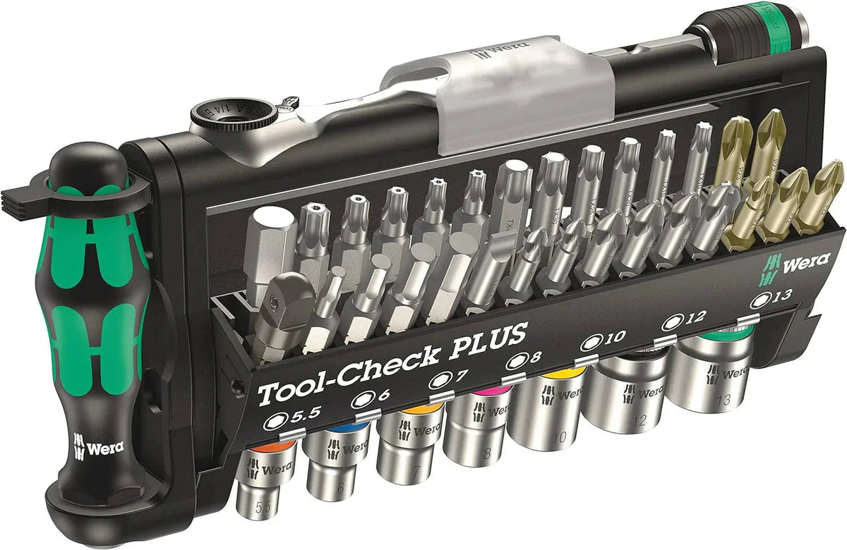 8100 SB 2 Zyklop 3/8 Inch Metric Ratchet Set, 43 Piece - 05003594001