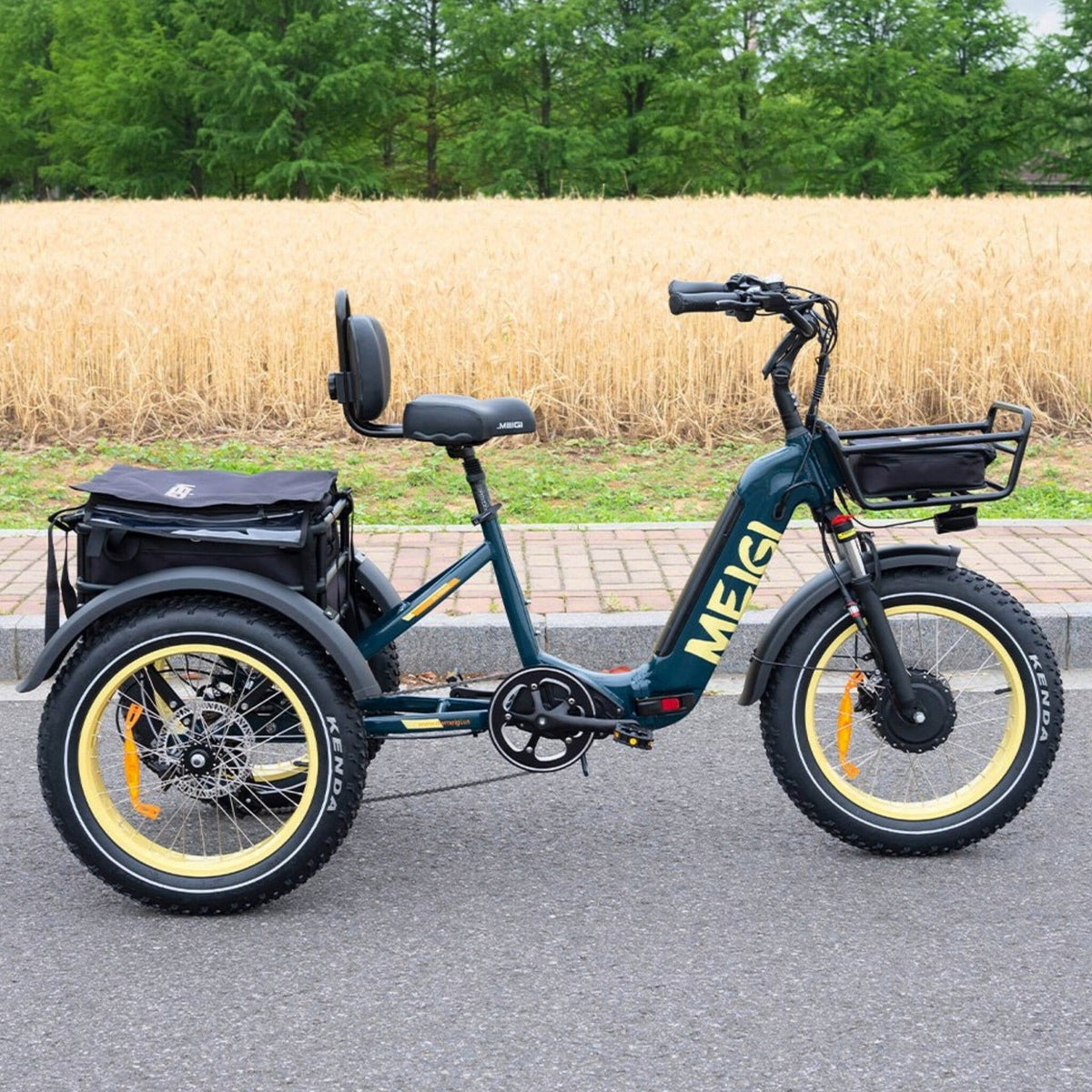 DWMEIGI Silverado 20 Foldable Fat Tire Electric Trike 48V/14AH 750W, 330LBS - MG2301