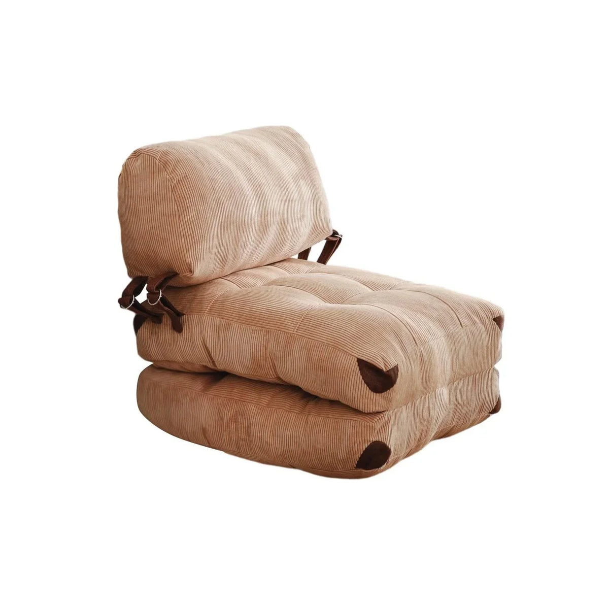 Atelier Del Sofa 1-Seat Sofa Bed, Camel, 80 cm x 70 cm x 60 cm - Fold Kadife