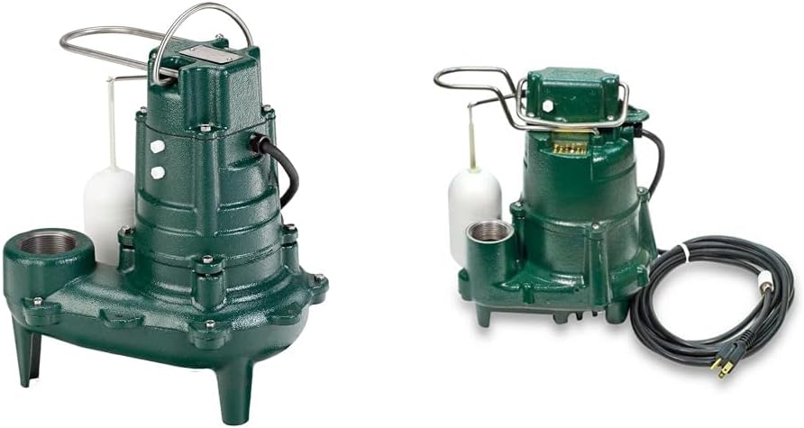 Waste-Mate Automatic Heavy-Duty Submersible Sewage Pump, 1/2 HP - 267-0001
