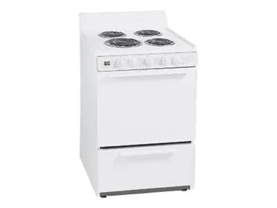 Premier 24 Inch Electric Range - White