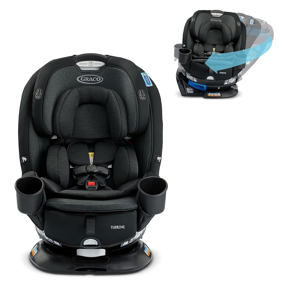 Graco Convertible Car Seat 3-in-1, Rotating, Cambridge - Turn2Me
