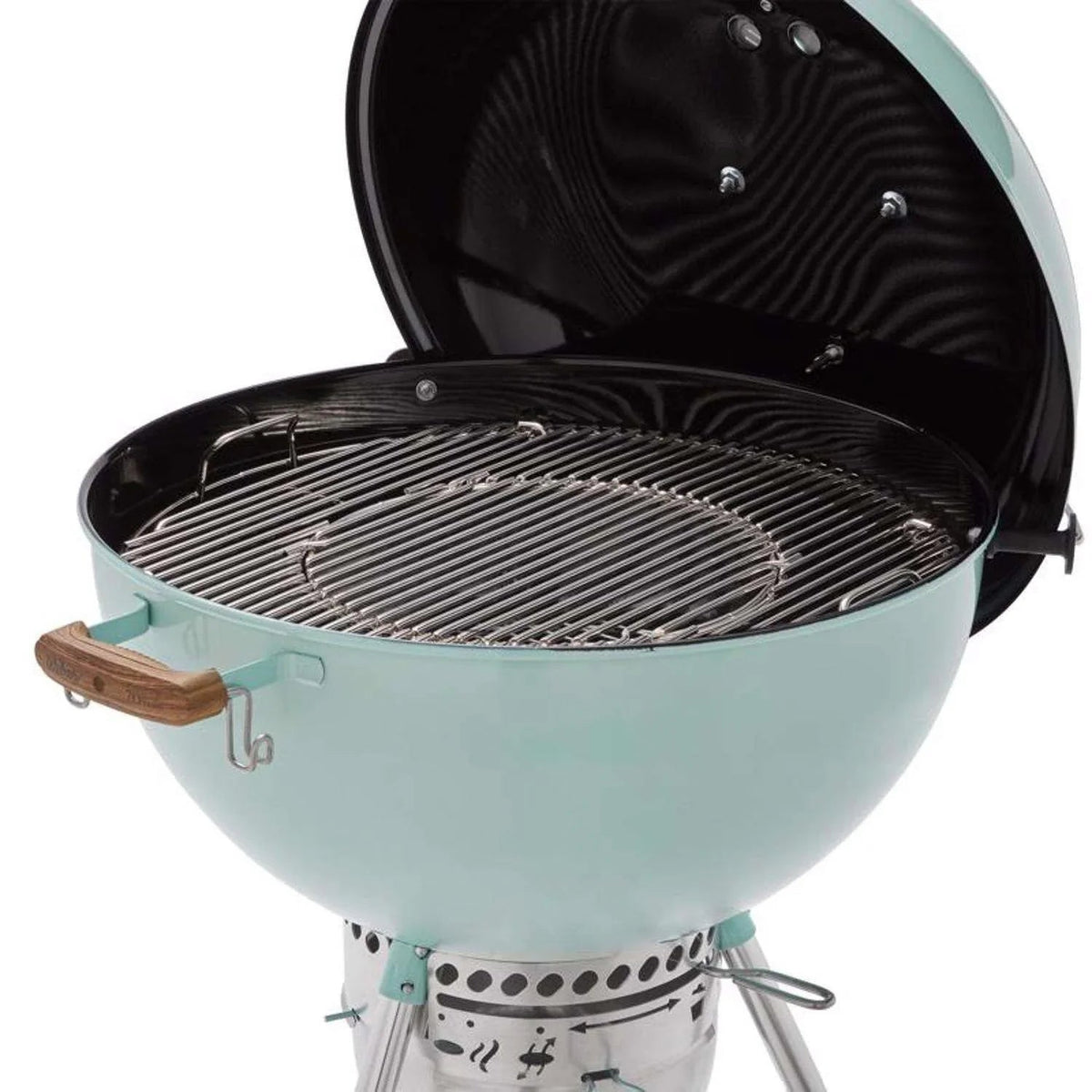 Weber 22-inch 70th Anniversary Charcoal Kettle Grill, Rock N Roll Blue