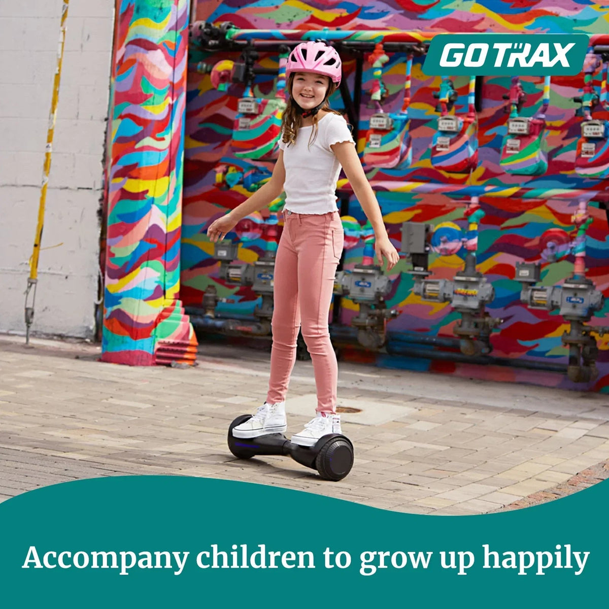 GOTRAX Hoverboard, 200W Motor, 6.5 inch LED Wheels, Blue - FX3