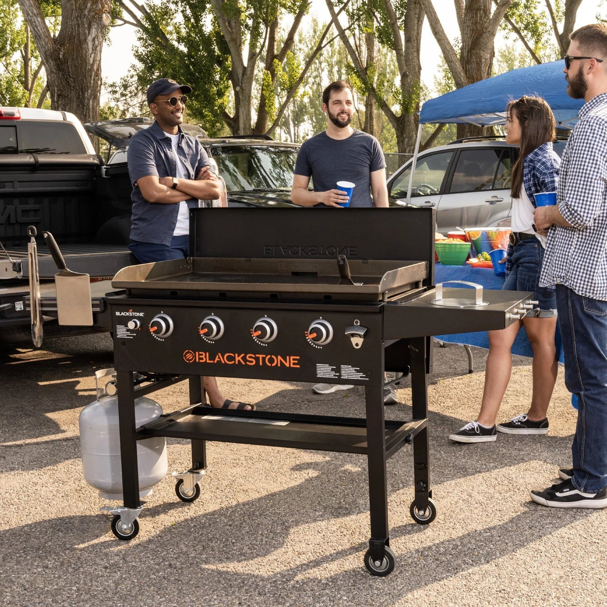 Blackstone Original 4-Burner 36in Propane Omnivore Griddle With Hard Cover - 2177
