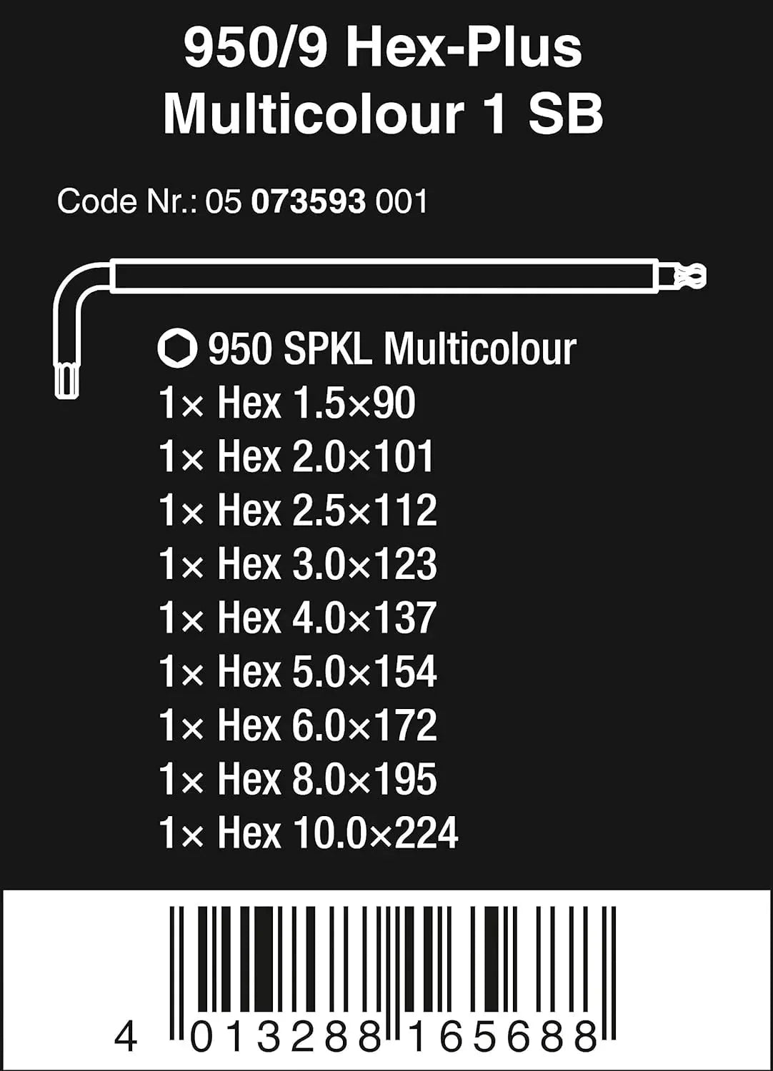 8100 SB 2 Zyklop 3/8 Inch Metric Ratchet Set, 43 Piece - 05003594001