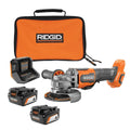 18V Brushless Cordless 4-1/2 in Paddle Angle Grinder With (2) 4.0 Ah Batteries, Charger, And Bag - AC93044SBN