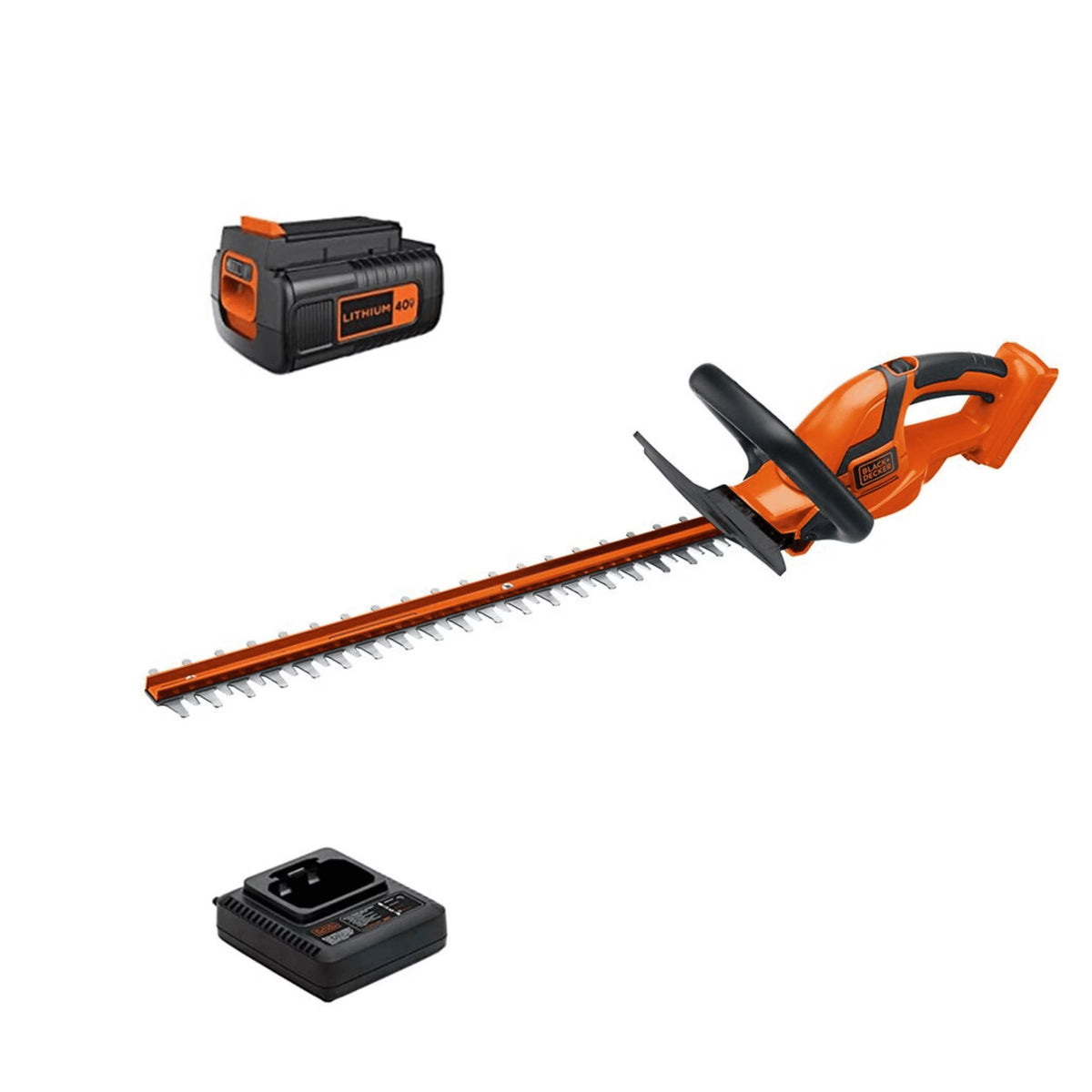 BLACK+DECKER 40V MAX Cordless Hedge Trimmer, 24-Inch - LHT2436