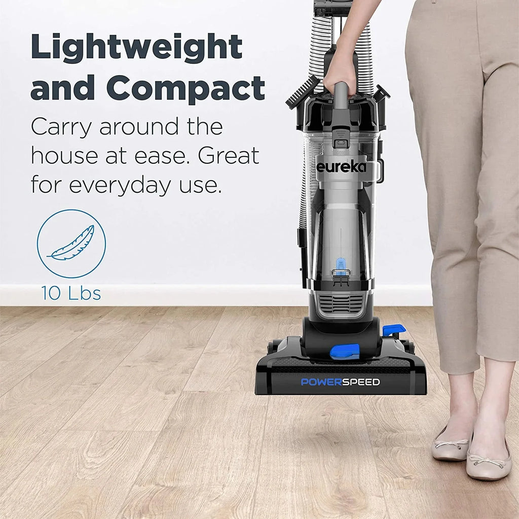 Eureka PowerSpeed Upright Vacuum Cleaner - Lightweight Portable 10 lbs