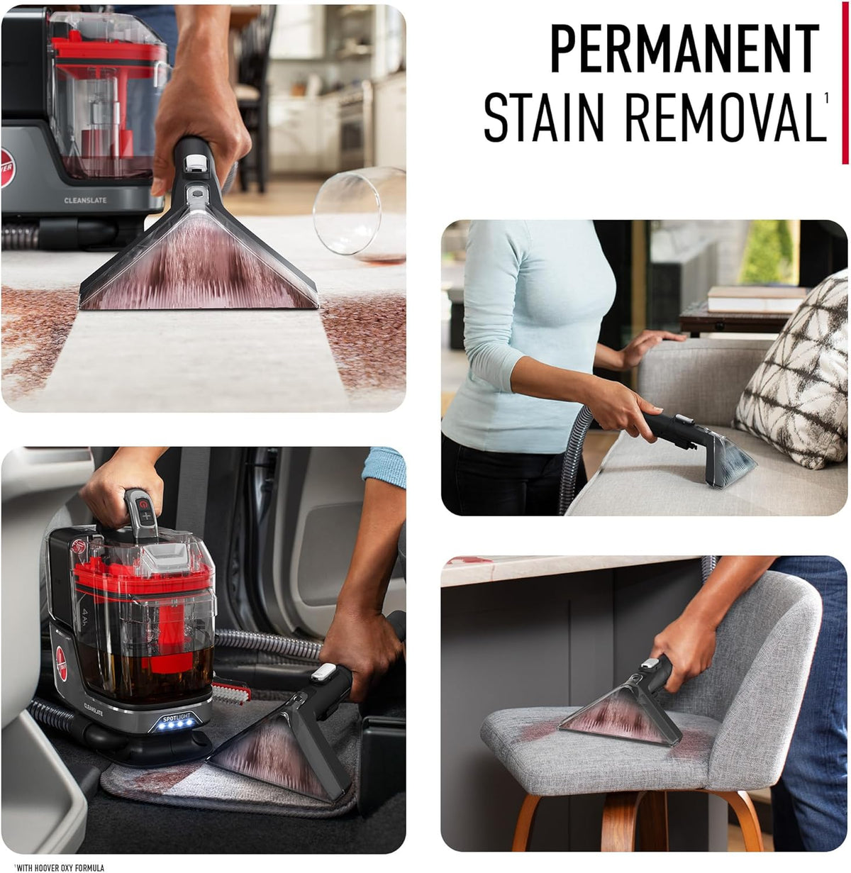 Hoover ONEPWR CleanSlate Cordless Portable Carpet + Upholstery Spot Cleaner