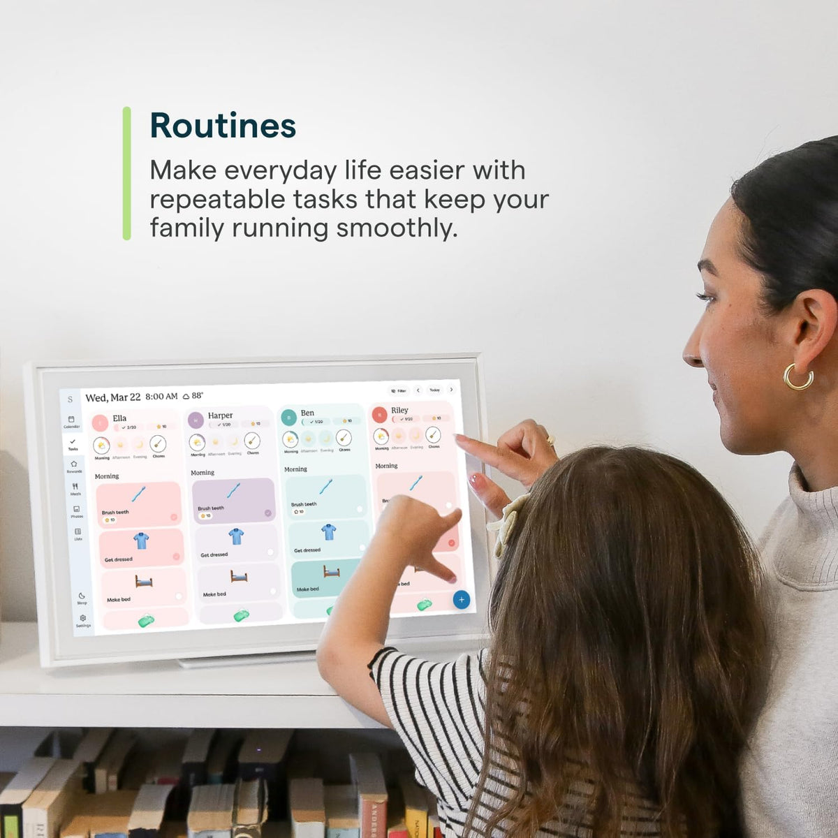 15 Inch Digital Wall Planner And Chore Chart