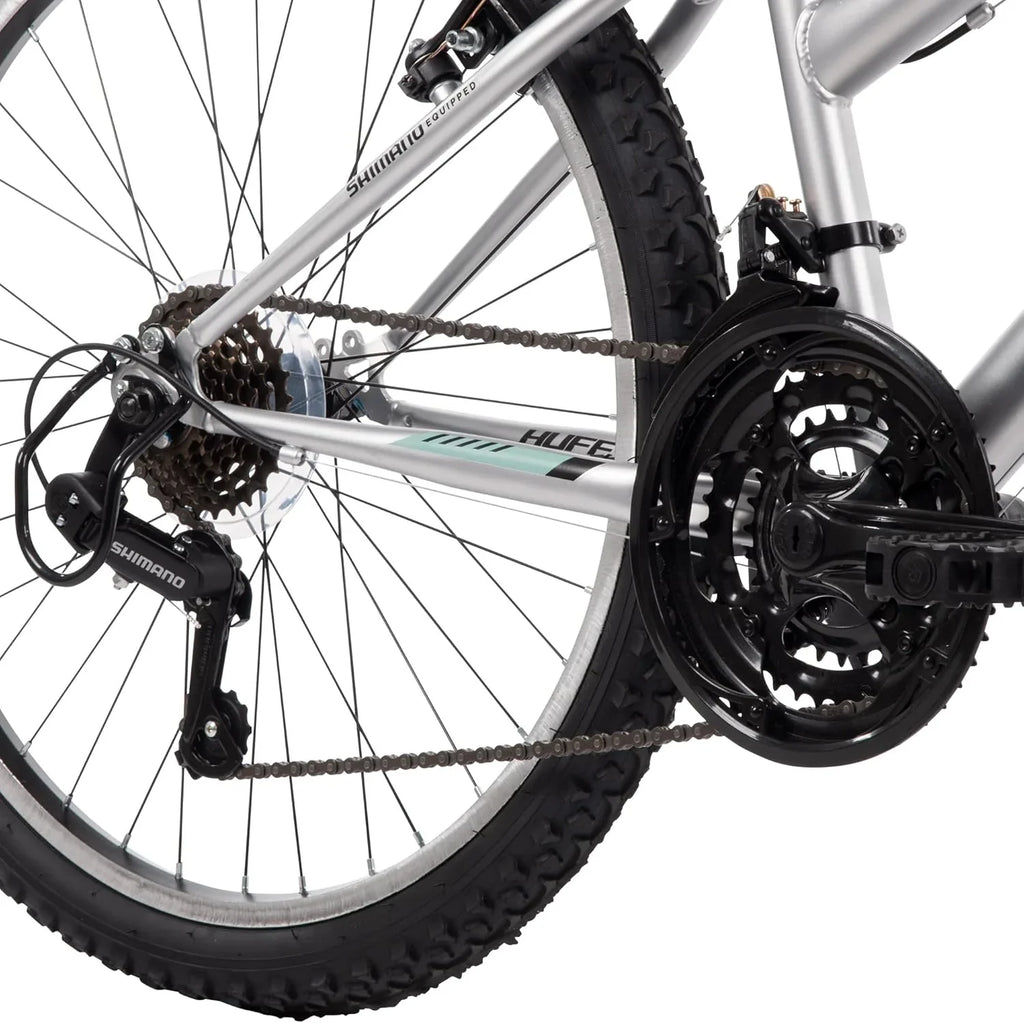 Mountain Bike, 24 inch, 21 Speed, Matte Black