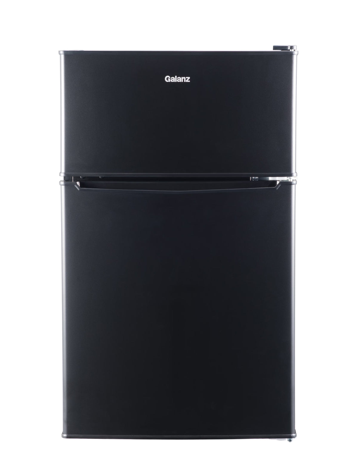 Galanz Two Door Mini Fridge, 3.1 Cu Ft, Black