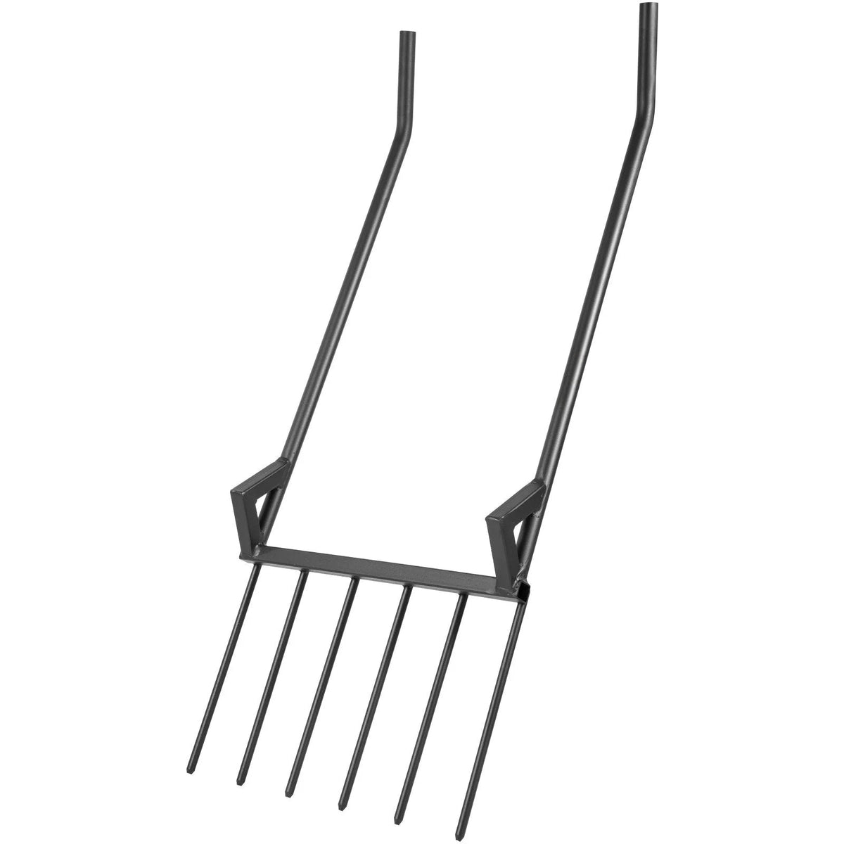 Hand Tiller Broad Fork Tool, 46-Inch, Black