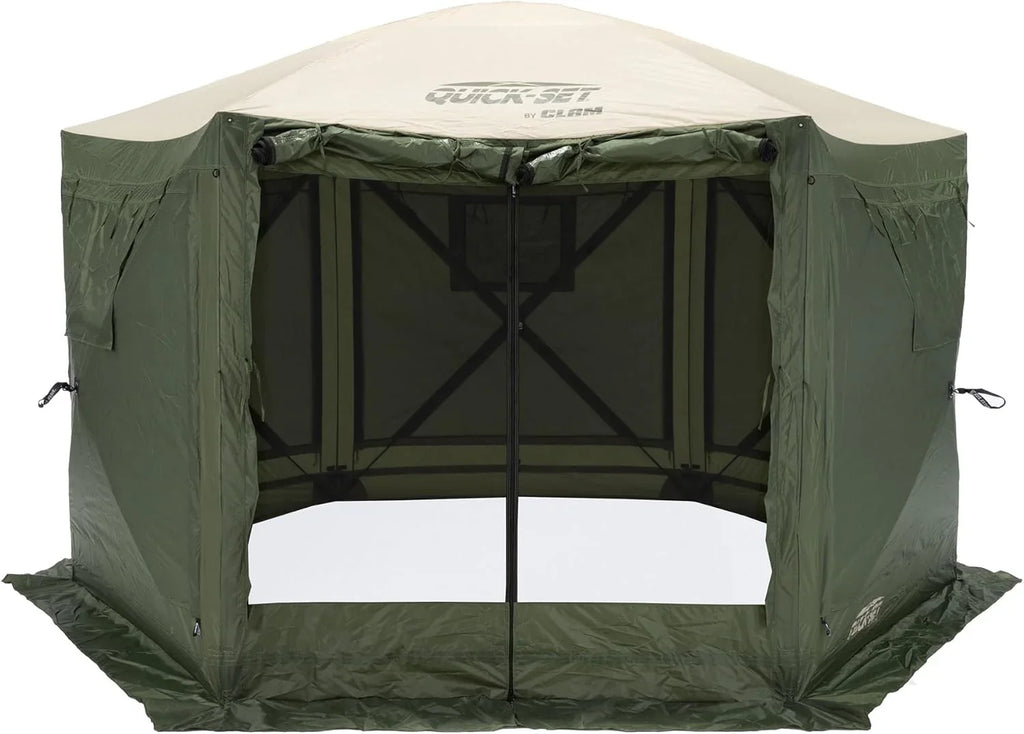 Escape Screen Tent Outdoor Camping Gazebo Canopy 11.5' - Brown