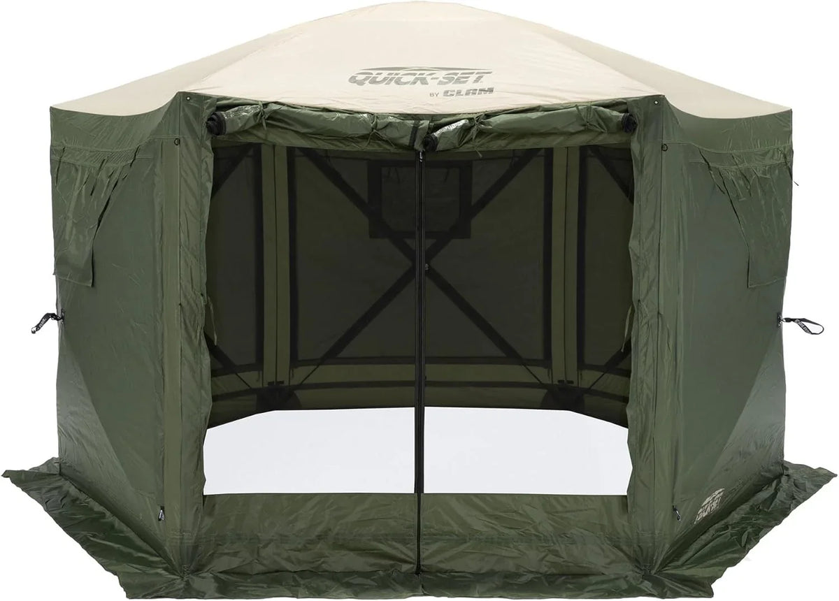 Escape Screen Tent Outdoor Camping Gazebo Canopy 11.5' - Brown