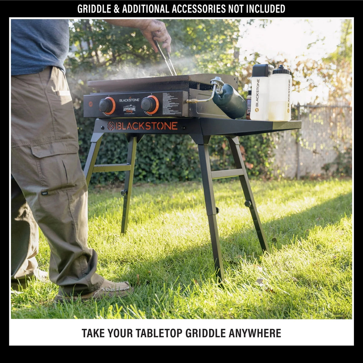 Blackstone Portable Griddle Grill Stand - Fits 22in And 17in Tabletop Models