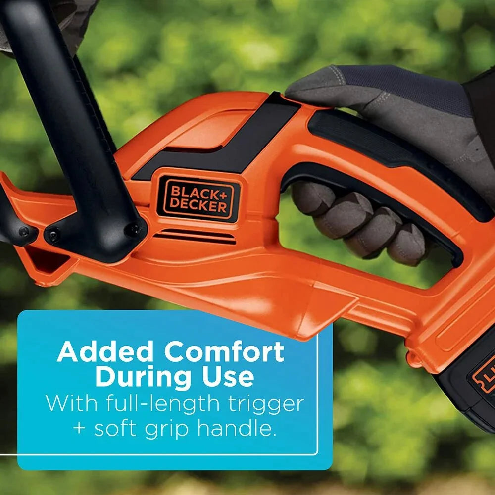 BLACK+DECKER 40V MAX Cordless Hedge Trimmer, 24-Inch - LHT2436