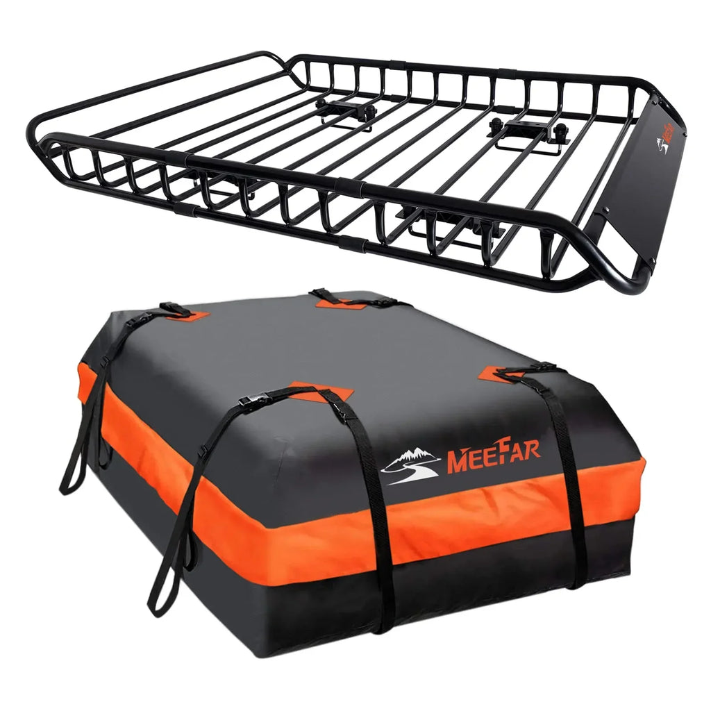 Universal Rooftop Roof Rack Carrier Basket, 51 in x 36 in x 5 in, 200 lb Capacity