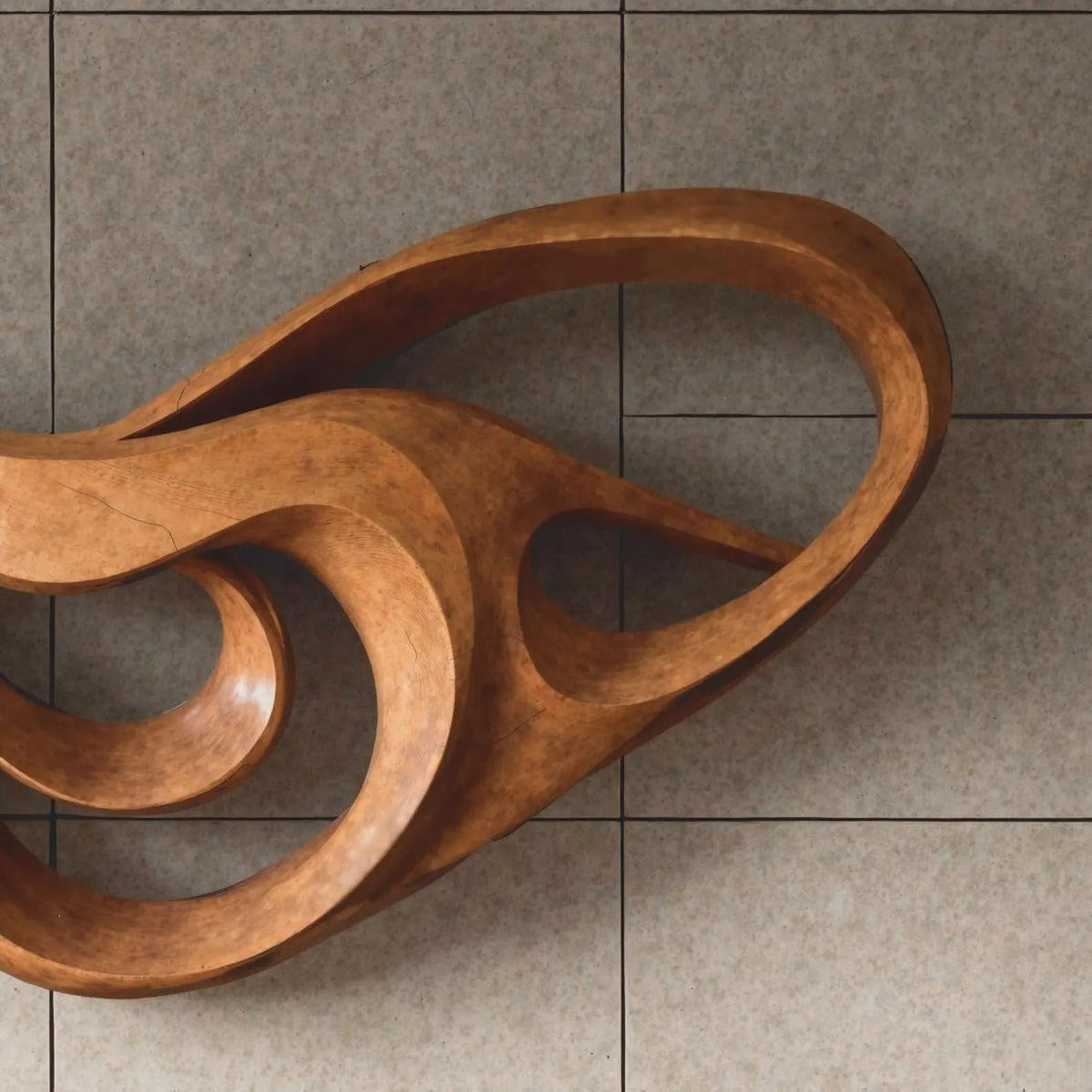Abstract Wood Wall Art, Modern Sculptural Wall Decor for Living Room