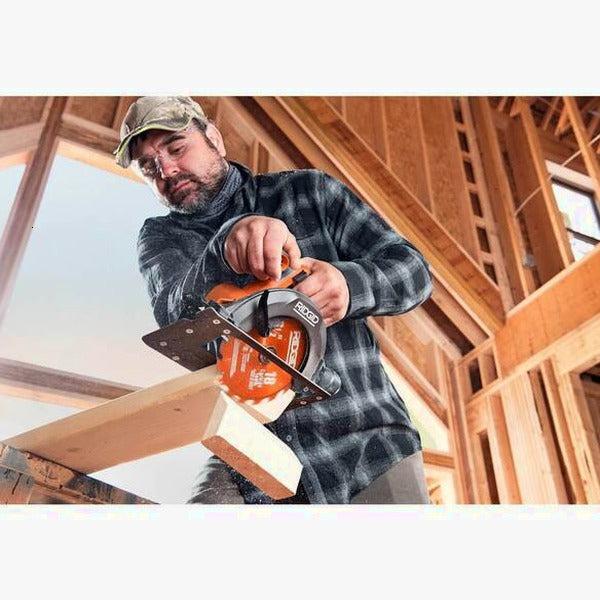 RIDGID 18V 4-Tool Cordless Combo Kit With 2.0 Ah Battery, 4.0 Ah Battery, Charger, Bag And Drywall Cut-Out Tool - R96256