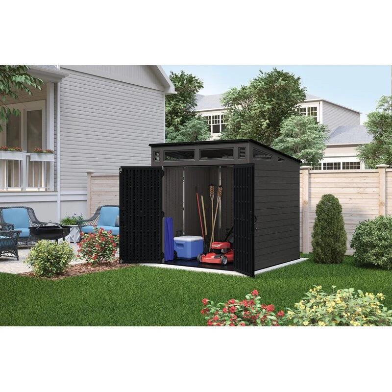 Suncast Modernist Resin Storage Shed 7 ft. 2.5 in. x 7 ft. 3.5 in. x 7 ft. 5.5 in.