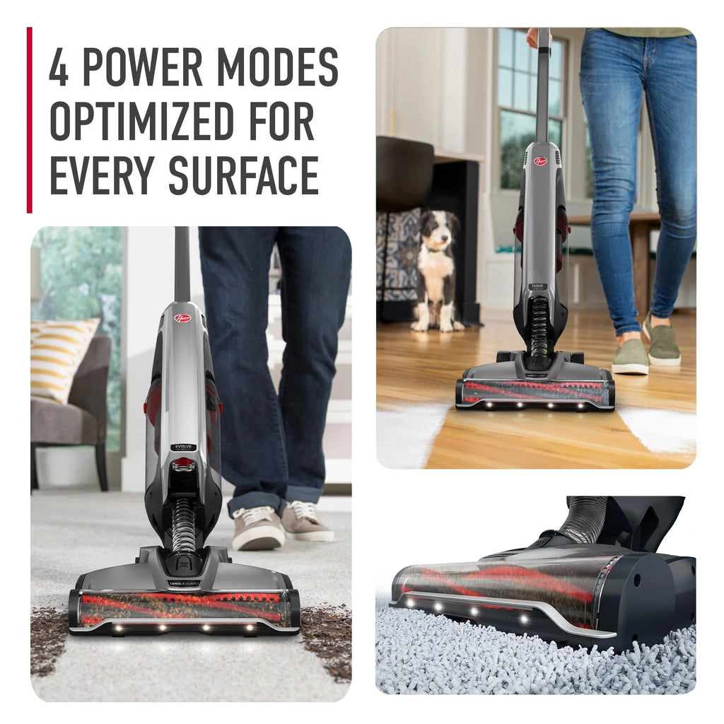 Hoover ONEPWR Evolve Pet Elite Cordless Upright And Hand Vacuum Bundle, Gray - BH53810V