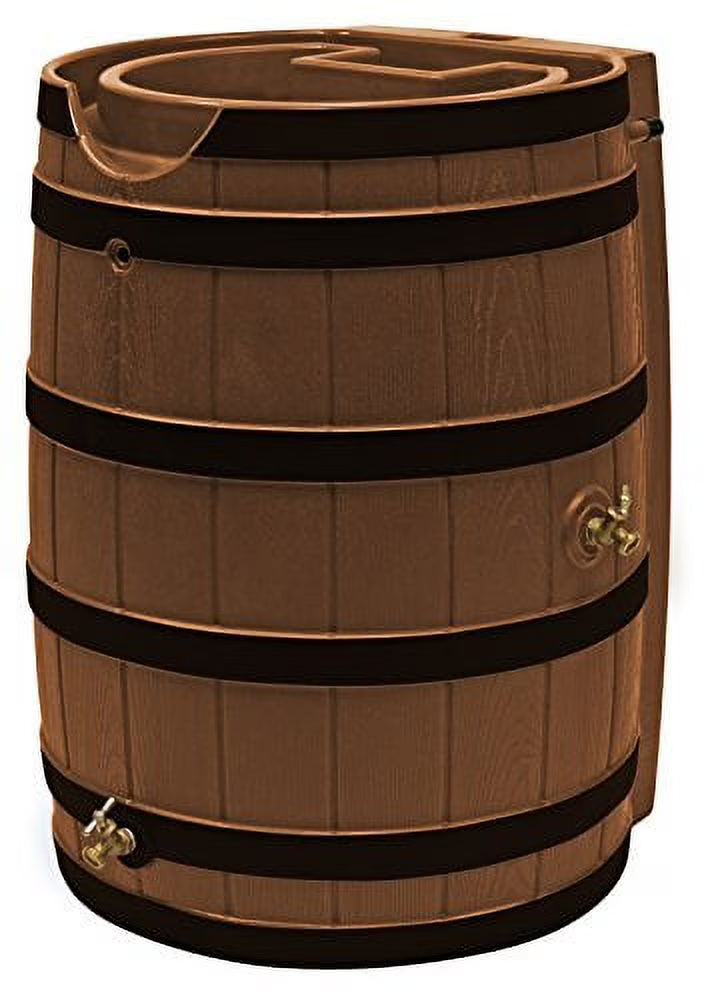 Good Ideas Rain Barrel, 65 Gallon, Terra Cotta - Rain Wizard 65