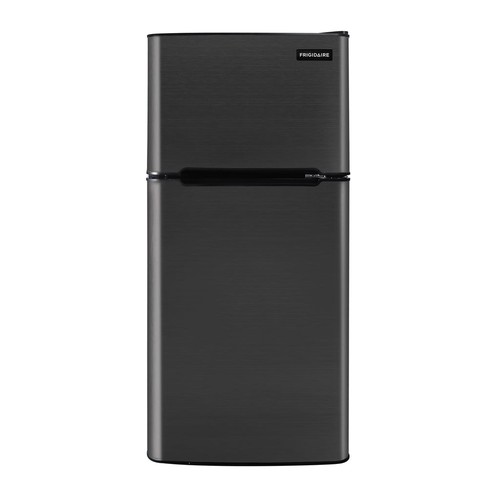 FRIGIDAIRE Two Door Mini Refrigerator With Freezer, 4.7 Cu Ft, VCM Stainless Steel, 43 in H x 19.1 in W x 20 in D