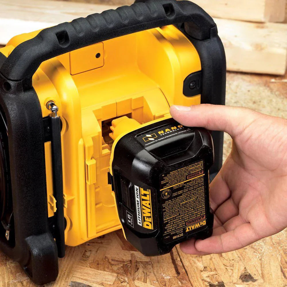 20-Volt Max Compact Corded/Cordless Worksite Radio