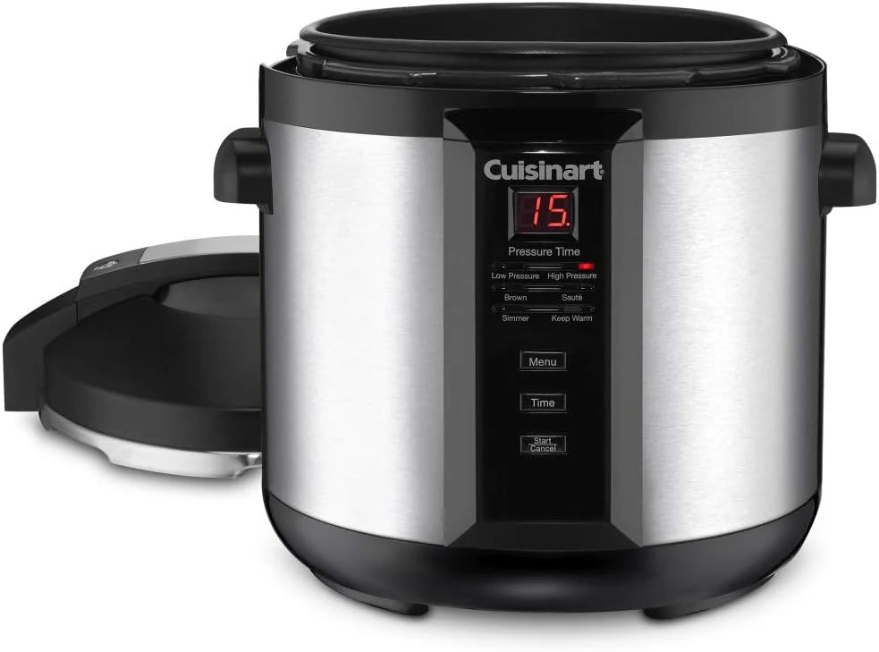 Cuisinart 6-Quart Electric Pressure Cooker, Stainless Steel, 1000 Watts - CPC-600N1
