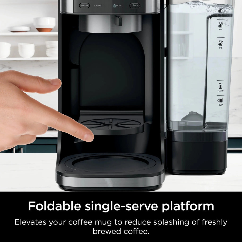 Ninja DualBrew Hot & Iced Coffee Maker, Single-Serve And 12-Cup Drip - CFP101