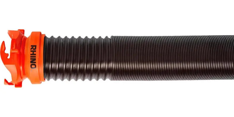 Camco RhinoFLEX 20-Foot Sewer Hose Kit With Swivel Fittings And 4-In-1 Adapter - 39744